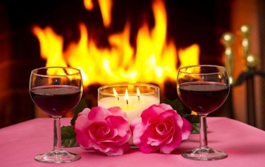 Una cena romántica con Flores