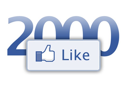 Flores frescas 2000 Likes en Facebook