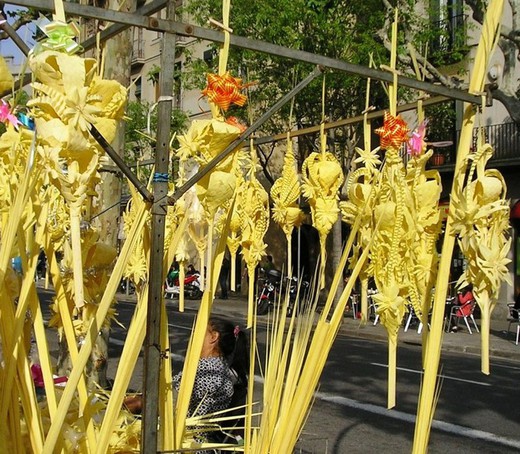 Palmas y Palmones el Domingo de Ramos