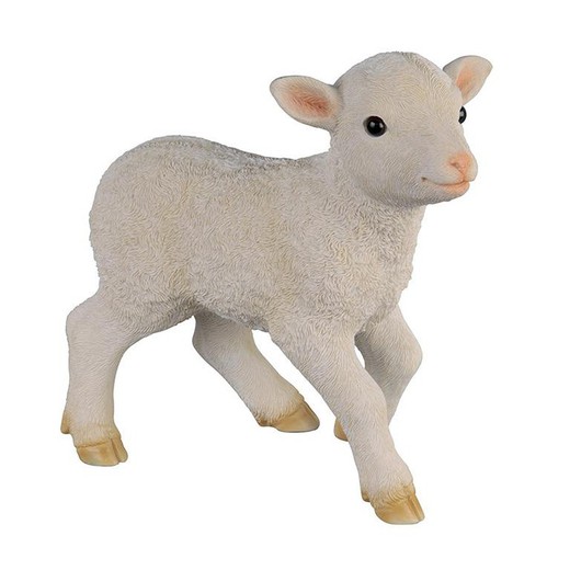 Mouton 2 20x9x18cm Blanc