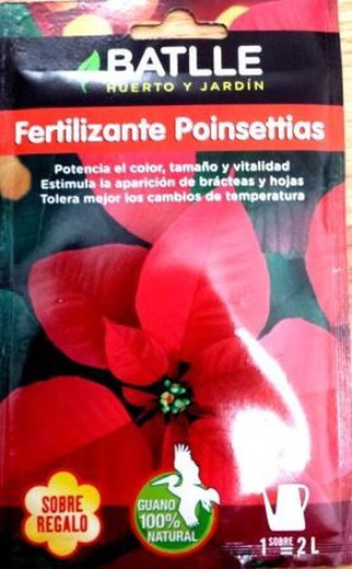 Fertilizante de poinsétias