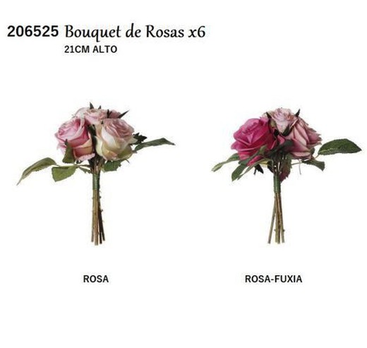 Bouquet de roses artificielles