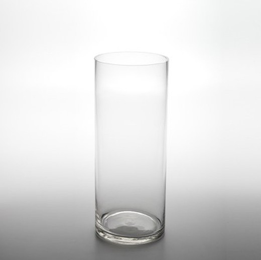 Vase cylindrique en cristal