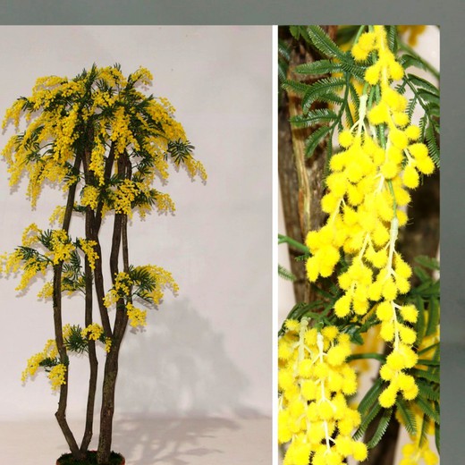 Mimosa artificiel de qualité supérieure