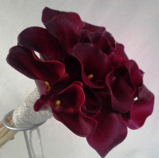 Callas vermelho Bouquet de Noiva