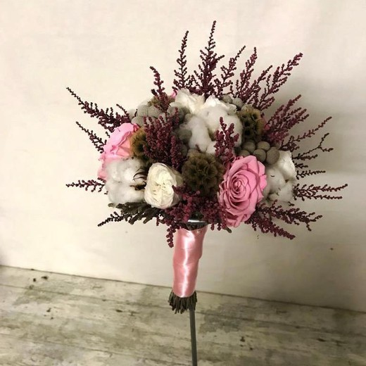 Preservado Ivet Bouquet de Noiva