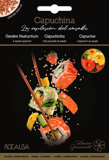 Sementes comestíveis Gourmet Nasturtium