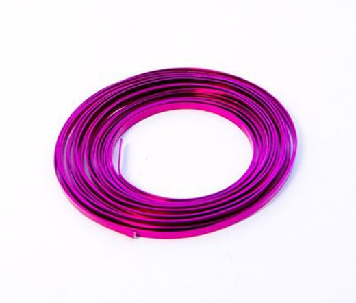 Fio plano de alumínio 100 gr.