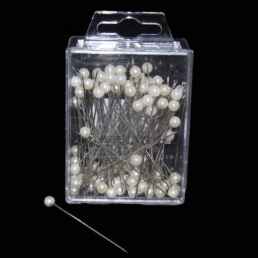 Agulles amb Perla 6 mm (100 unitats)