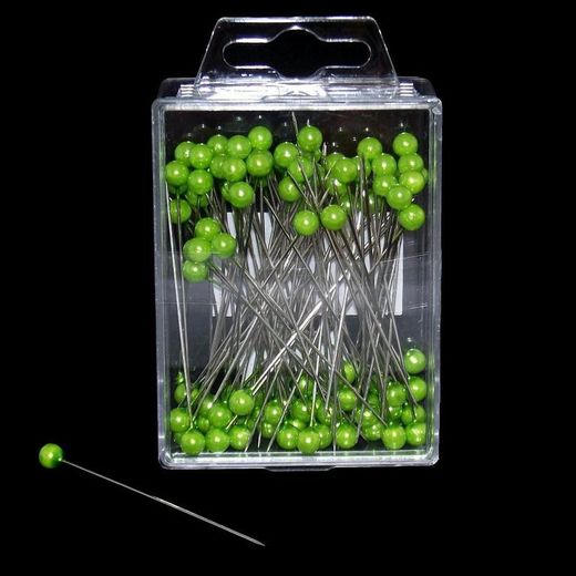 Agulles amb Perla 6 mm (100 unitats)