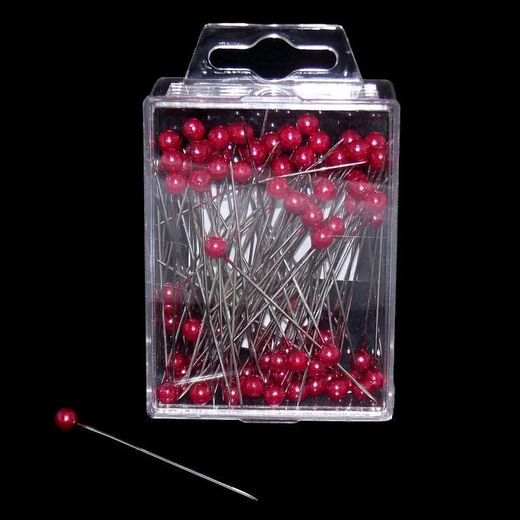 Agulles amb Perla 6 mm (100 unitats)