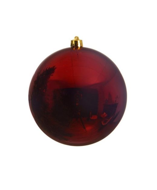 Bola de Navidad Granate Brillante Ø 14Cm.