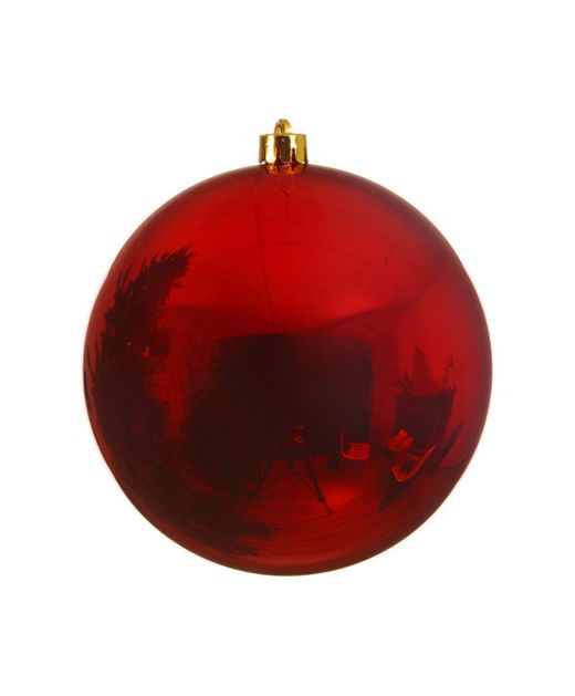 Bola de Navidad Roja Brillante Ø 25Cm.