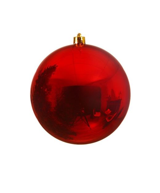 Bola de Navidad Roja Brillante Ø14Cm.