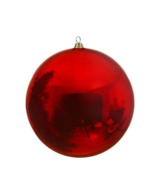 Bola de Navidad Roja Plástico Ø 40Cm.