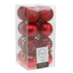 BOLA NAVIDAD PLÁST.  Ø6CM (16U)