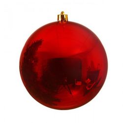 BOULE DE NOËL EN PLASTIQUE Ø25CM