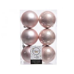 BOLA NAVIDAD PLÁSTICO ROSA BRILLANTE+ MATE