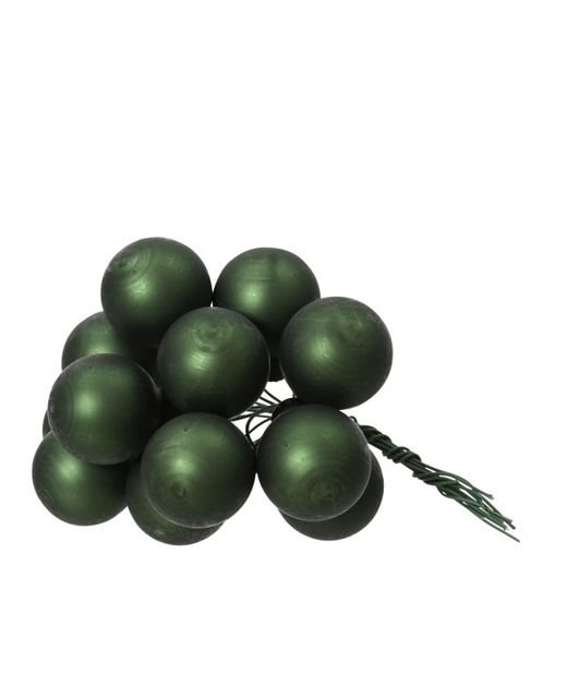 Bolas Navidad Verde Mate - Ramillo Ø2Cm. (144U.)