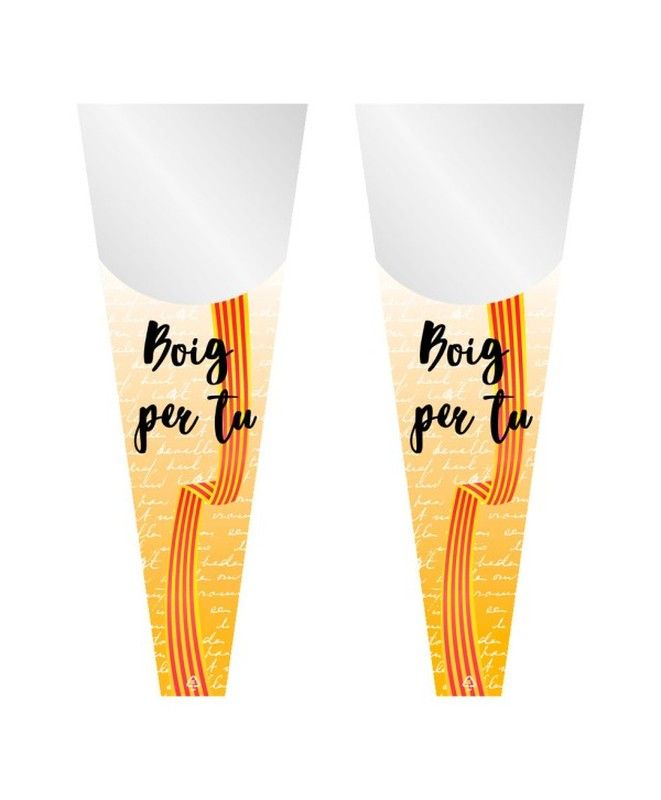 Bolsas para Rosas "Boig per tu" 100 uds. Amarillo