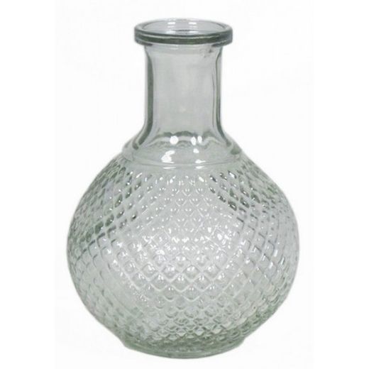 BOTELLA CRISTAL REDONDA GRABADA