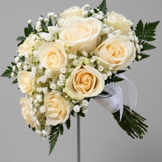 Bouquet de roses Champagne