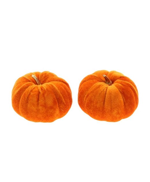Calabazas de Terciopelo Ø10 X H6Cm (Bolsa 2U.)