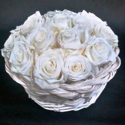 Centre de roses préservées de luxe