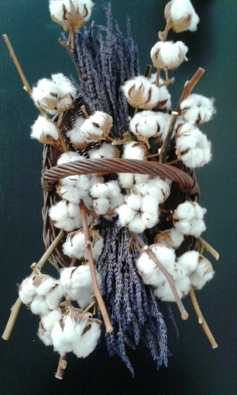 Cistella amb Cotó i Lavanda