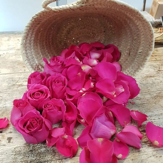 Cistella Pètals de Rosa Naturals
