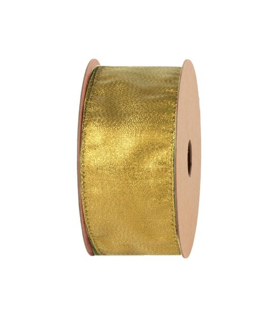 Cinta Con Efecto Brillante Oro 63Mm. X 10Mts.
