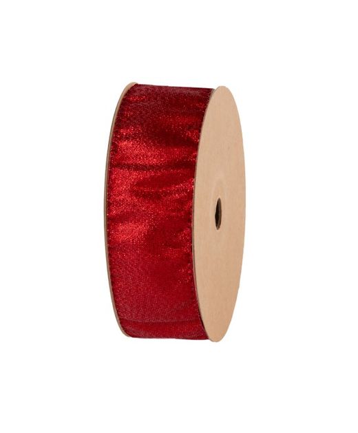 Cinta Con Efecto Brillante Roja 40Mm. X 10Mts.