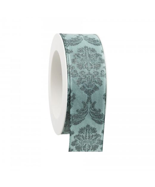 Cinta de Algodón "Barroco Royal" Verde Berilo 40Mm. X 18Mts.