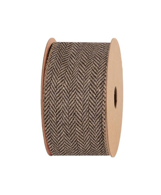 Cinta de Saco "Vela" Marrón Y Crema 63Mm. X 10Mts.