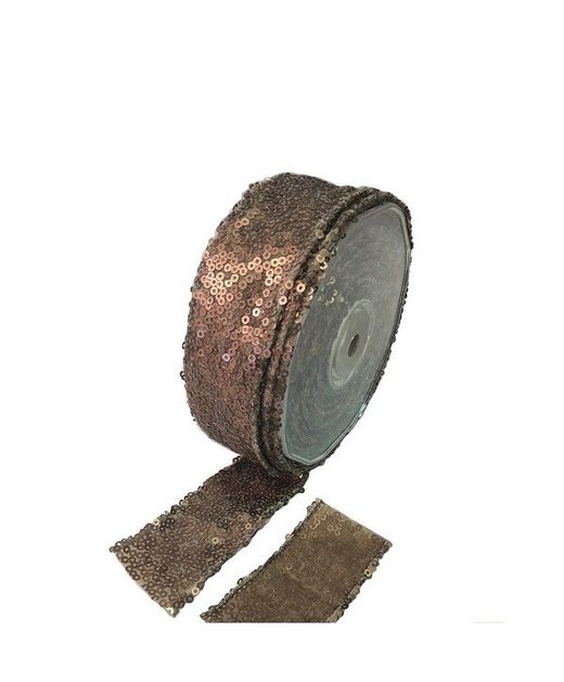 Cinta Lentejuelas Cobre 38Mm. X 10Mts.