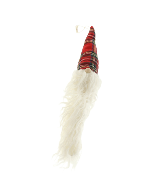 Colgante Santa Barba Gorro Rojo Cuadros Ø6,5 X H43,5Cm.