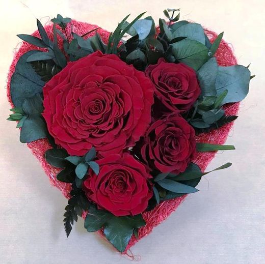 Corazón preservado San Valentín