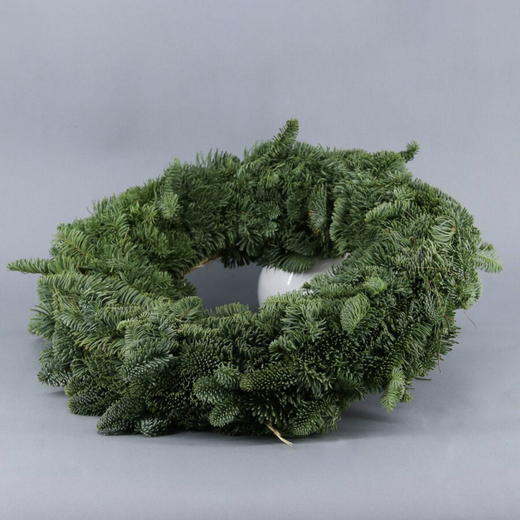 Corona Abeto Nobilis Natural Base plana