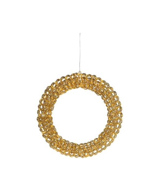 Corona de Luces Con "Efecto Flashing" Warm Led Ø58 X 10Cm. (400 Led)