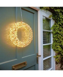 CORONA DE LUCES WARM LED