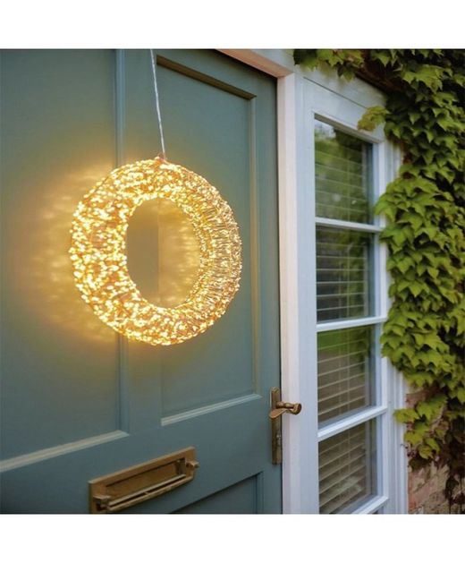 CORONA DE LUCES WARM LED