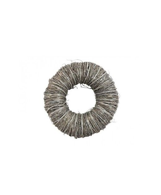 Corona Mimbre Natural Redonda Gruesa Ø 35Cm.
