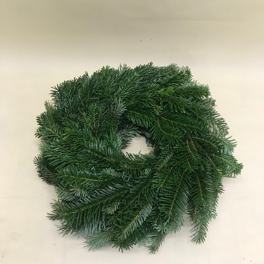 Coronas Adviento Abeto Natural Base plana