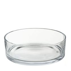 Taça de cristal redonda