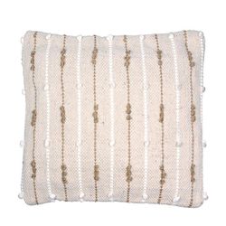 Coussin Petra 45x45cm Naturel