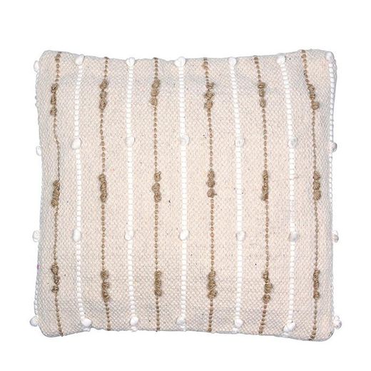 Coussin Petra 45x45cm Naturel
