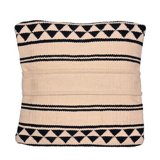 Cushion Stich 45x45cm Blanco/Negro