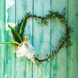 Detall porta Benvinguda cor meridional