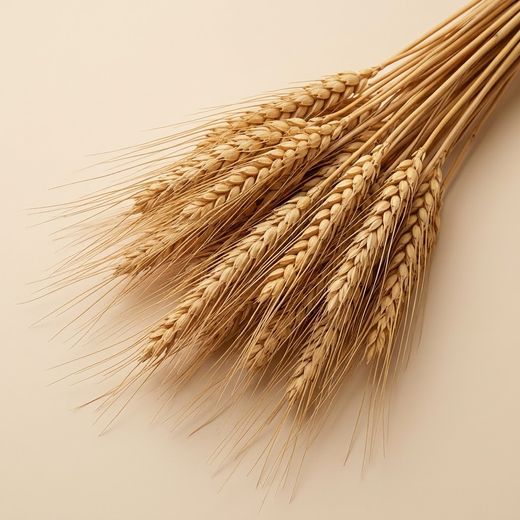 Espigas trigo natural secas con pelos