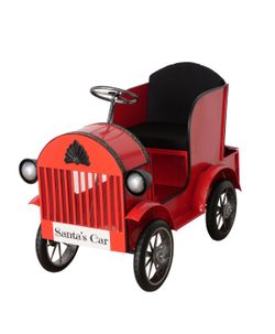 Figura Coche Santa Claus Rojo Chevy 60 X 106 X H 80Cm.